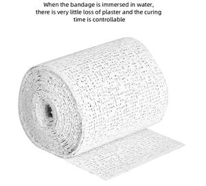Beyaz tıbbi sıva gazlı bez ortez alçı bandajlar şeritler Wrap Cast malzeme bant - Product Image 4