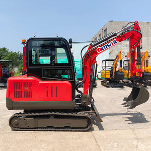 Miniexcavadoras de 2 Toneladas con Motor de Exportación, con Cabina Cerrada, Piezas de Maquinaria de Construcción - Product Image 5