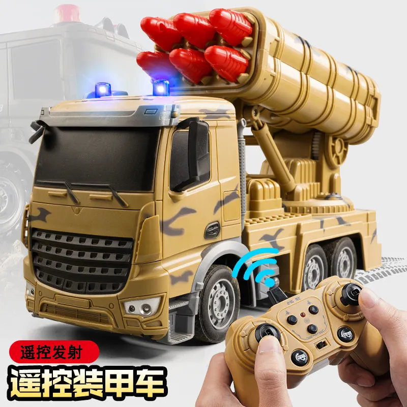 2.4G RC Car Vehicles Model Military Truck rc trucks racing car rc toys Proportional Remote Control children gift Upgrade Version