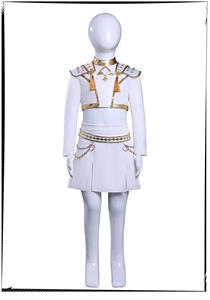 Costume de cosplay K-Pop Hunter pour <span class=keywords><strong>groupe</strong></span> de filles coréennes, version Echo White, ensemble avec robes, comprend une tenue d'anime en polyester Ume - Product Image 3