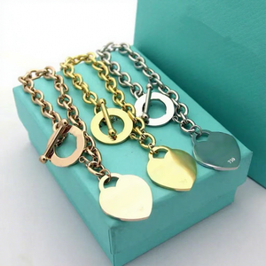 Bracciale di Lusso in Acciaio Inossidabile con Design a Lettere Smaltate, Catene alla Moda per Uomo - Product Image 4