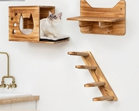 Plate-forme de saut pour la maison étagères murales pour chat piste d'escalade pour chat étagères murales modernes meubles muraux multifonctionnels pour chat