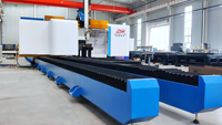 Machine de découpe laser à fibre de haute précision à 5 axes 3D industrielle 12000W avec moteur servo Yaskawa CNC AI/BMP pour acier structurel