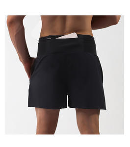 Pantaloncini <span class=keywords><strong>da</strong></span> <span class=keywords><strong>corsa</strong></span> veloci <span class=keywords><strong>da</strong></span> uomo a vita alta ad asciugatura rapida per Trail Marathon Running allenamento Fitness pantaloni attivi - Product Image 6