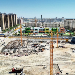 DAHAN Max. Hubkraft 5 Tonnen Topkit Turmkran QTZ63-TC5013 mit Motor für Bauarbeiten Brandneu Werksgefertigt 150m Max. Höhe - Product Image 3