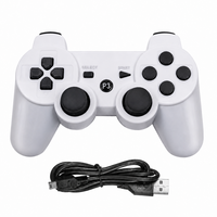 Manette de Jeu Sans Fil Colorée Bluetooth pour PS3, Joystick Télécommande de Jeu