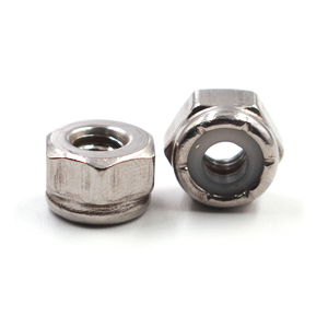 Masukan nilon kacang mengunci sendiri ASME <span class=keywords><strong>ANSI</strong></span> B18.16.6 DIN982 985 kacang kesehatan stok pabrik SS304 316 OEM ODM mur - Product Image 6