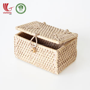 Panier de rangement en rotin naturel tissé à la main Meubles de salon convertibles en vrac Vente en gros pour usage domestique au Vietnam - Product Image 3