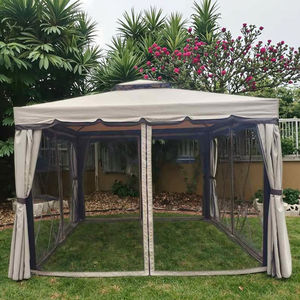Gazebo de Aluminio para Exteriores de 3x3 Metros, Pabellón de Jardín, Toldo, Cubierta para Patio, Cortinas, Malla Protectora Opcional - Product Image 5