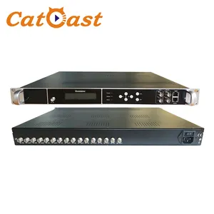 Rf Modulator CATV Digital Modulator 8 12 16 20 24 FTA DVB-S2 DVB-C DVB-T ATSC ISDBT Tuner To RF Transmodulator DVB T2 Modulator