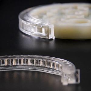 Nha khoa cadcam phay khối 1/2 Vòng tròn chủ kẹp nhựa trong suốt hình bán nguyệt công cụ cho Zirconia <span class=keywords><strong>PMMA</strong></span> PEEK Đĩa giữ - Product Image 5