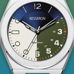 Relojes Solares Personalizados con Logotipo Privado, Correa de Estilo Masculino, Reloj de Acero Inoxidable, Reloj de Pulsera con Movimiento Solar, Reloj de 10 ATM para Hombre - Product Image 3