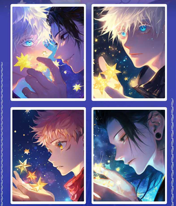 Cartes de collection JJK Jujutsu Kaisen en papier acrylique coloré, cartes à collectionner <span class=keywords><strong>Zenin</strong></span> <span class=keywords><strong>Maki</strong></span> Itadori Yuji, cartes à jouer, cadeaux pour les amateurs - Product Image 4