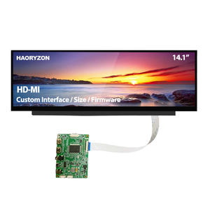 Haoryzon OEM tùy chỉnh <span class=keywords><strong>14.1</strong></span> inch siêu rộng <span class=keywords><strong>LCD</strong></span> <span class=keywords><strong>module</strong></span> giao diện HD-MI cảm ứng <span class=keywords><strong>LCD</strong></span> <span class=keywords><strong>module</strong></span> cho kỹ thuật số biển - Product Image 1