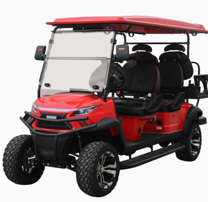 Voiturette de golf électrique 4+2 places haute performance, batterie lithium longue durée, sièges confortables, acier inoxydable, 4KW, 300kg - Product Image 1