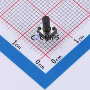 TS09-CBW1EH8.5 Tactile Switch Through hole-4P,4.5x4.5mm Switch Single Pole Single Throw Round Button 1.8N Through Hole - Product Image 1