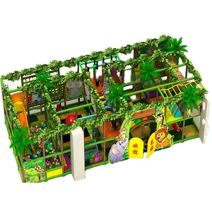 Custom design Forest Theme park kids play area soft play sets ball pools slide indoor playground equipment