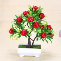 Bonsái Artificial de Plástico, Moderno, Mini, Ecológico, Creativo, Simulación de Plantas en Maceta, Decoración para Sala de Estar y Dormitorio
