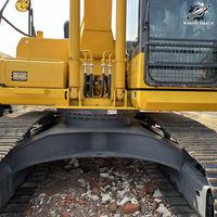Excavatrice sur chenilles Komatsu200 d'occasion, 20 tonnes, moteur PLC, capacité de la benne de 1 m³, système hydraulique complet, bon état, livraison rapide