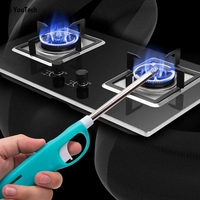 Briquet jetable Briquet électrique Coupe-vent Long Briquet d'usine Bougie en gros
