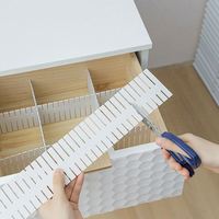 Diviseur de tiroir en plastique écologique DIY, Organisateur de tiroir BOD, Cloison de rangement pour cuisine, chambre, bureau