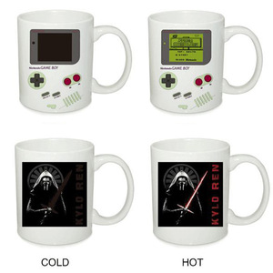 Mug en céramique changeant de couleur à la chaleur, logo personnalisé, Nintendo Game Boy années 90, mug créatif pour le lait, le café et le thé, fabricant en gros - Product Image 4