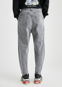 Ykmozi กางเกงยีนส์วินเทจขากว้างแบบตรงสำหรับผู้ชายกางเกงยีนส์ทรงหลวมทรงหลวมสำหรับผู้ชายออกแบบได้ตามต้องการ - Product Image 4