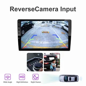 Universel 2din 7/9/10 pouces IPS écran tactile GPS Wifi caméra arrière Android voiture stéréo Android 12 voiture lecteur Dvd BT FM RDS