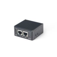Papan Pengembangan Router Mini RK3576 NanoPi R76S 1GB/2GB LPDDR4X untuk Port Ethernet Ganda 2.5G dengan Casing Logam dan OpenClaw
