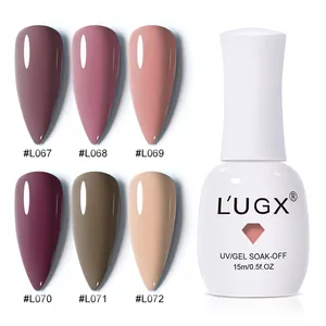 Bán sỉ đắt tiền nail-L'UGX 4 Trong 1 Kim Cương Studded Uv Gel Đắt Tiền Lâu Dài Nail Polish Kit