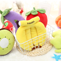 Groothandel Schattige Mini Fruit Serie Pluche Hanger Sleutelhanger Knuffel Creatieve Knuffels Groente Custom Knuffel Voor Geschenken