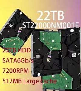 ฮาร์ดดิสก์ไดรฟ์ใหม่แกะกล่อง ST22000NM001E ความจุ 22TB รุ่น Exos X22 Enterprise ขนาด 3.5 นิ้ว SATA 7200rpm 512MB สำหรับเซิร์ฟเวอร์ - Product Image 1