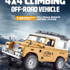 SANJOYO SG1009 SG1010 Camionnette RC 4x4 en métal à l'échelle 1:10, prête à l'emploi, pour tout-terrain et escalade, télécommande pour adultes - Product Image 2