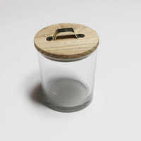 Prix d'usine, couvercle en bois sur mesure pour pot en verre de stockage