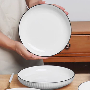 Lots de <span class=keywords><strong>Vaisselle</strong></span> Turque en Céramique Écologique, Assiettes de Cuisine Chinoise en Argile pour Plats de Riz - Product Image 2