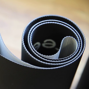 Kualitas Tinggi 1.8Mm Hitam Kebisingan Rendah Berlian <span class=keywords><strong>Pvc</strong></span> Treadmill Motor <span class=keywords><strong>Conveyor</strong></span> Belt Berjalan Treadmill <span class=keywords><strong>Conveyor</strong></span> Belt - Product Image 1