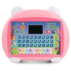 Giocattolo educativo intelligente per bambini Computer portatile macchina di apprendimento Led Tablet giocattoli intelligenti Computer portatile per bambini giocattolo macchina di apprendimento