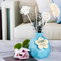 Bâtonnets diffuseurs de parfum OEM, huile essentielle de parfum de maison, décoration d'étagère de salle de bain, salon, grande pièce, lot de 1, ensemble diffuseur de fleurs et de roseaux