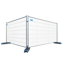 Clôture de chantier temporaire en acier portable avec design écologique pour la sécurité périmétrique des chantiers en Australie