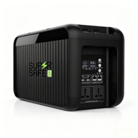 Système d'onduleur solaire 300W pour le stockage d'énergie domestique et les applications d'alimentation intérieures et extérieures pour camping-cars, HomePower SUPSRSAFE