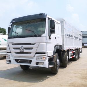 Camión <span class=keywords><strong>de</strong></span> Carga Sinotruk HOWO <span class=keywords><strong>de</strong></span> 40 Toneladas, 8X4, con Rejas, 12 Ruedas, <span class=keywords><strong>para</strong></span> <span class=keywords><strong>Transporte</strong></span> <span class=keywords><strong>de</strong></span> <span class=keywords><strong>Ganado</strong></span> - Product Image 1