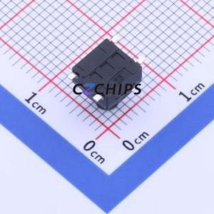GT-TC120B-H075-L1 Tactile Switch SMD-4P,6.2x6.2mm Switch Single Pole Single Throw Round Button 2.5N Vertical Mount - Product Image 2