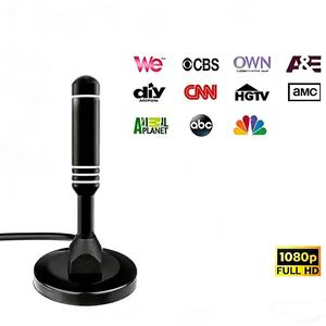 Antenne HDTV Intérieure Intelligente Amplifiée pour Chaînes Locales avec Prise en Charge 4K 1080P - Câble Coaxial de 3m - Product Image 2