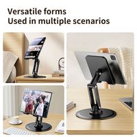 Support de tablette de bureau populaire X88plus, support de tablette pliable compact, support portrait/landscape pour le divertissement