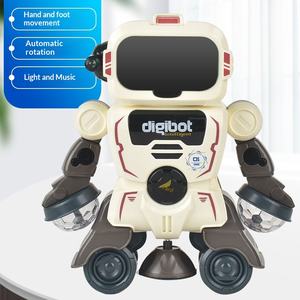 Nouveau jouet robot métallique électrique intelligent transfrontalier, éducatif précoce universel, avec sons, lumières, mécanique, fonction <span class=keywords><strong>de</strong></span> combat et <span class=keywords><strong>de</strong></span> <span class=keywords><strong>police</strong></span>, modèle populaire sur les réseaux sociaux - Product Image 6