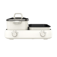 Appareil ménager multifonction petit et compact : grille-pain, four à pâtisserie, poêle à frire, 3 en 1, appareil à petit-déjeuner