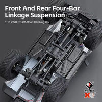 Nuevo WLtoys 184023, Coche Eléctrico de Escalada RC 4x4 a Escala 1:18, Modelo de Vehículo Todoterreno a Control Remoto, Juguete para Niños