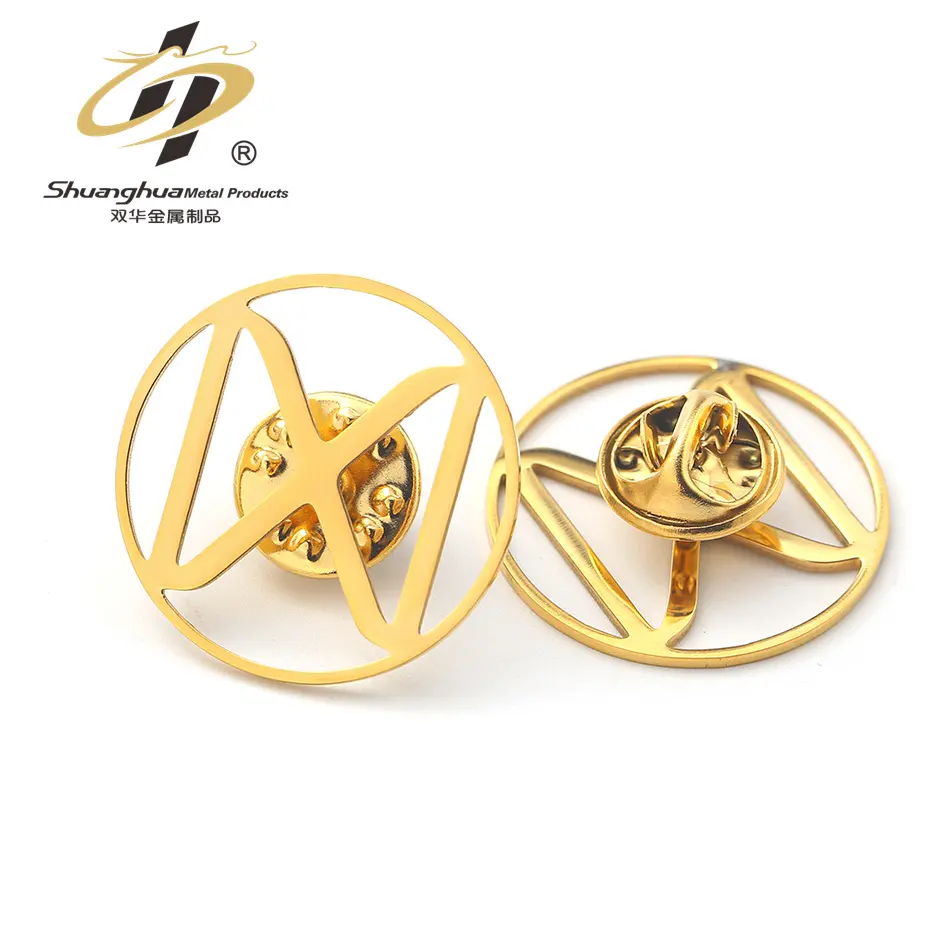Souvenir Gifts Men Women Brooch Pin Gold Plated Metal Die Cast Logo Pin Badge Personalized Custom Design Brooches Pins