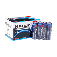 Handa 1.5V AA R6 Zinc Carbon Battery 24-Pack Primaire Dry Cell pour l'électronique domestique de faible puissance Vente en gros Offre en gros