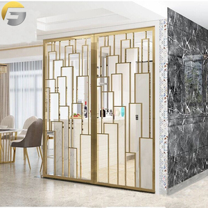 Декоративные жилые экраны ZE0440, комнатные перегородки из нержавеющей стали «Водопад» для ресторана - Product Image 6